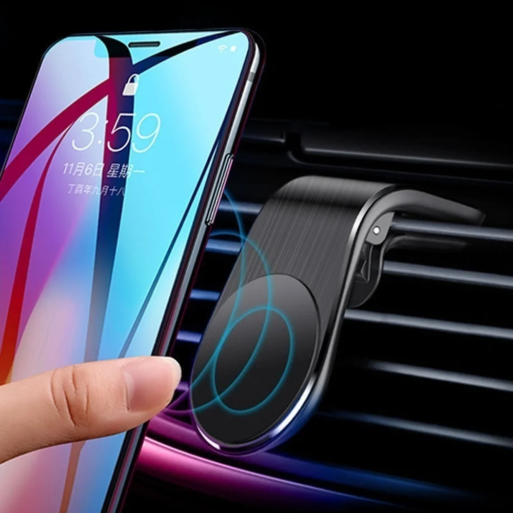 Magnetic Phone Holder For Car Vent - Suporte Magnético para Celular Veicular 1PC,