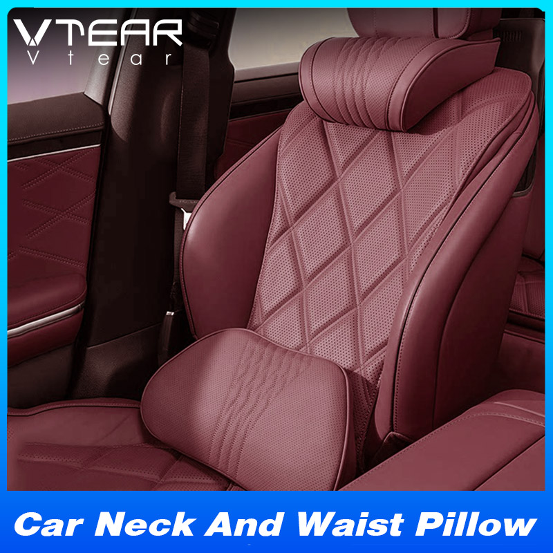 Memory Foam Car Neck Pillow Lumbar Support - Almofada de apoio lombar e cervical
