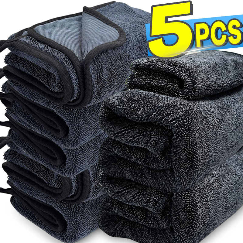 Microfiber Car Drying Towel Super Absorbent - Toalha de lavagem de carro 1200gsm,