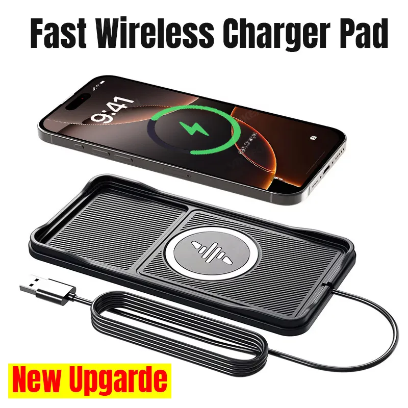 Wireless Car Charger Mount Fast Charging - Base de carregador sem fio para