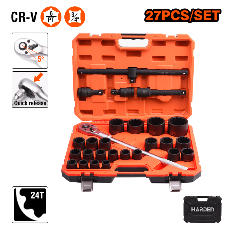 Conjunto de Soquetes de 27 Peç - Auto Repair Tools avaliação e preço