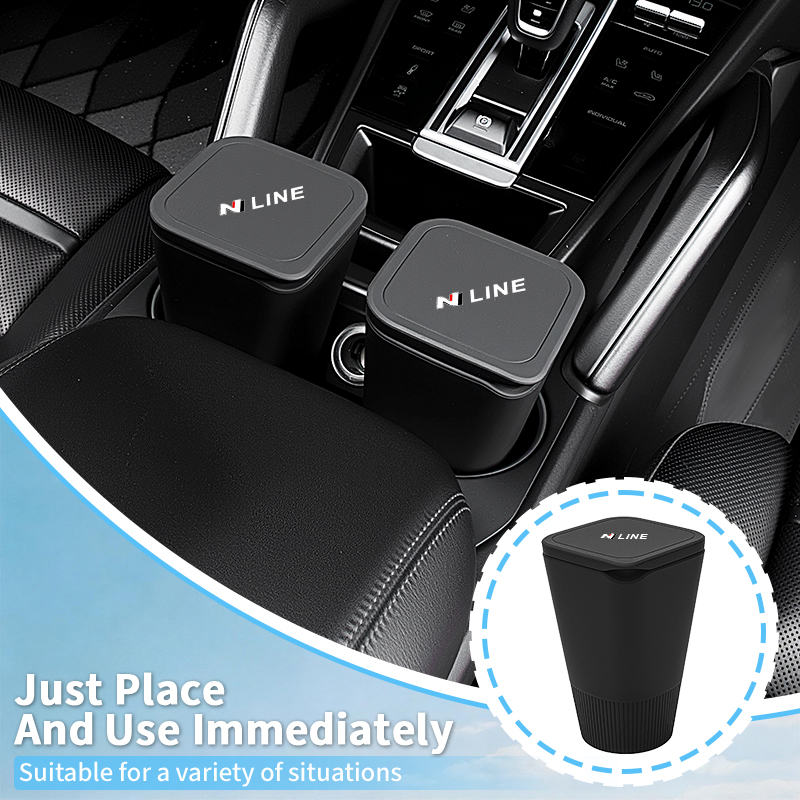 Lixeira de silicone para porta - Waterproof Car Trash Can With Lid avaliação e preço
