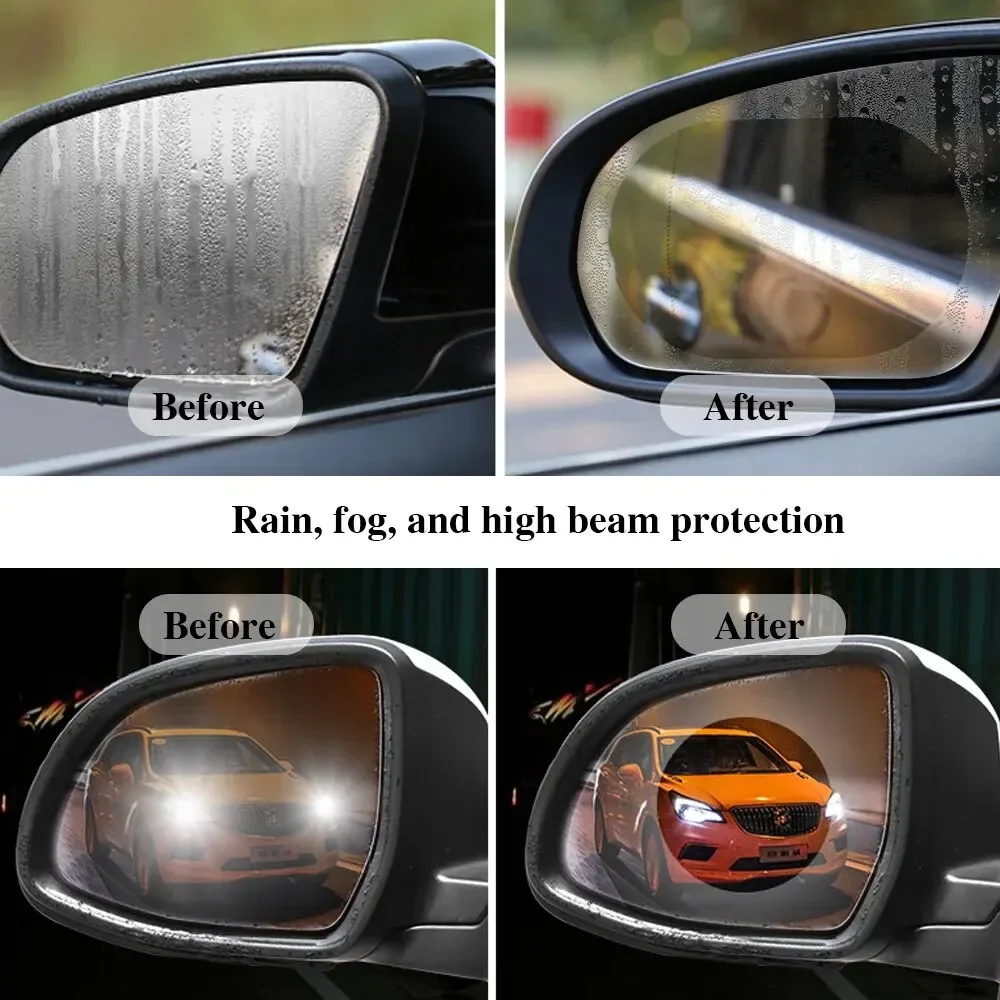 2 unidades de película proteto - Anti Glare Car Rearview Mirror Film avaliação e preço