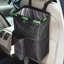 Lixeira Dobrável Impermeável P - Waterproof Car Trash Can With Lid avaliação e preço