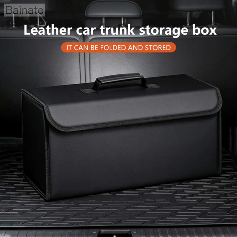 Organizador de porta-malas de  - Car Trunk Organizer Foldable Storage Box avaliação e preço